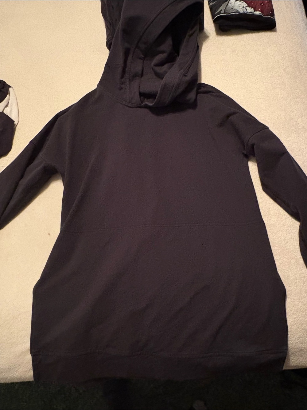 lululemon athletica Black Hooded Pullover Sweatshirt